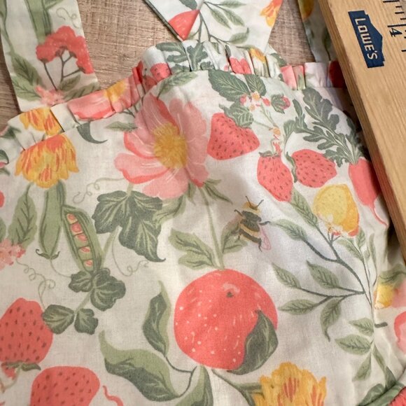 SIGRID OLSEN GIRLS STRAWBERRY FLORAL DRESS SIZE 6 NEW - Picture 5 of 10